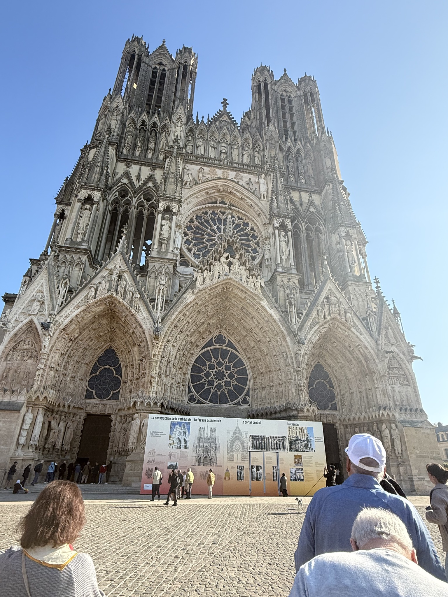 Exterior architectural detail of La Sagrada Família in Barcelona